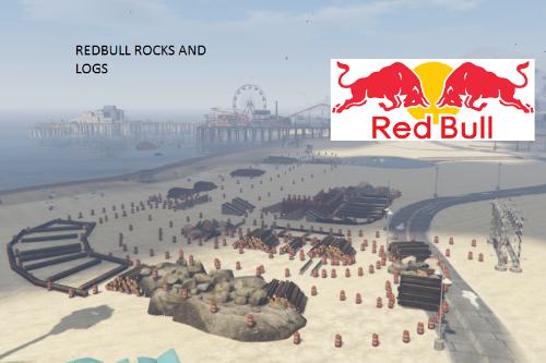 REDBULL ROCKS AND LOGS